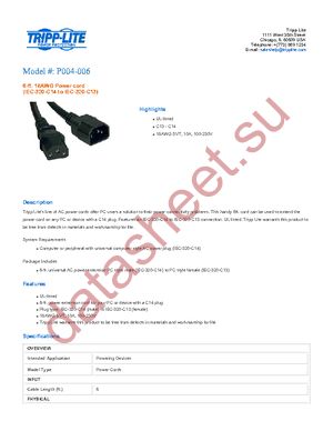 P004-006 datasheet  